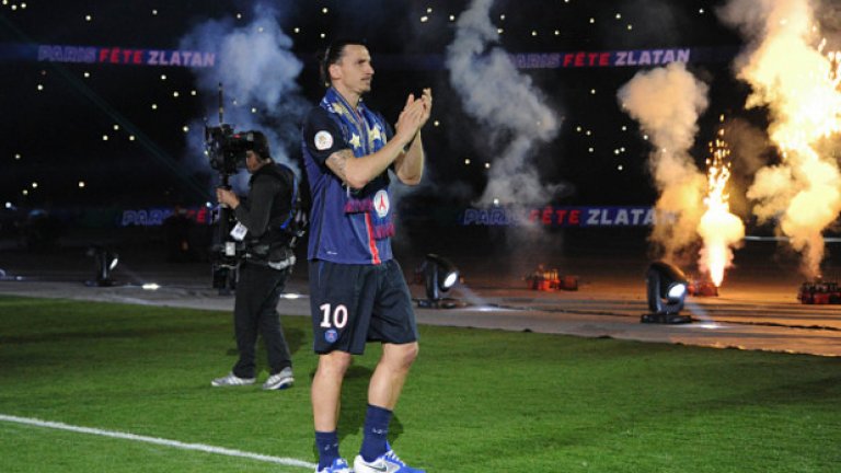 В четирите си сезона с ПСЖ Златан Ибрахимович отбеляза 154 гола, превръщайки се в голмайстор №1 за столичани