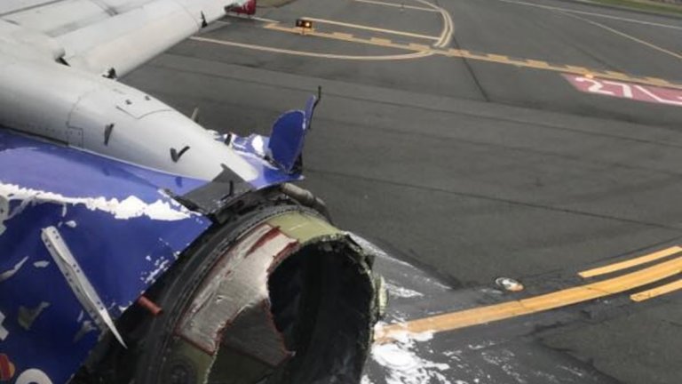 Повреден двигател едва не доведе до тежка самолетна катастрофа
