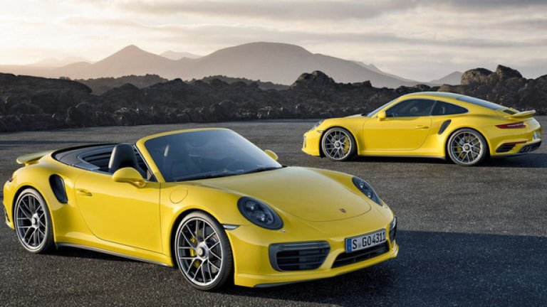 911 и 911 S на Porsche вече са с по 20 конски сили по-мощни
