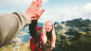 Купете си марково спортно облекло, кошница за гъби и боровинки, ски може би