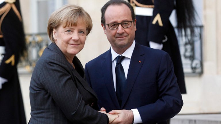 Френският президент Франсоа Оланд поиска "още по-голяма подкрепа" от страна на Германия в борбата срещу бойците на ИДИЛ