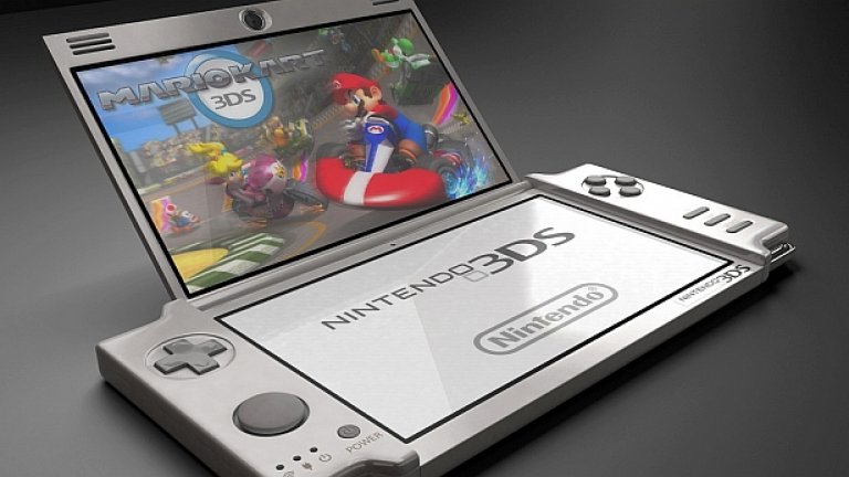 Nintendo официално показа днес новата си триизмерна портативна конзола Nintendo 3DS
