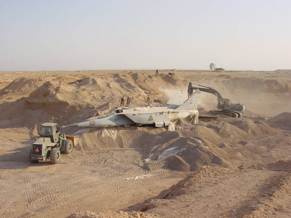 MiG Found Buried In Airfield