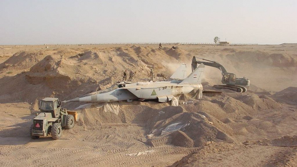 MiG Found Buried In Airfield