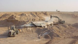 MiG Found Buried In Airfield