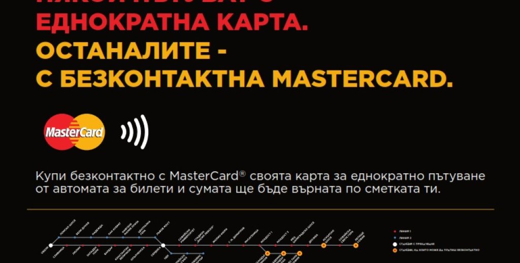 MasterCard at SofiaMetro