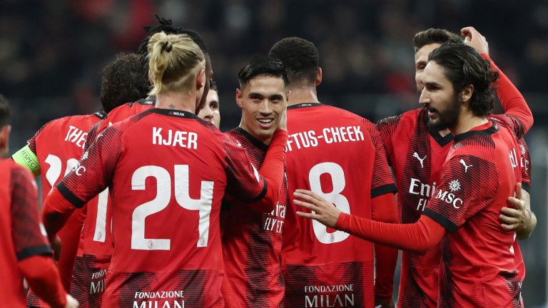 Милан не убеди с човек повече, но взе комфортен аванс на "Сан Сиро"