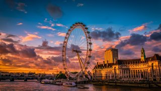 London-Eye-Sunset