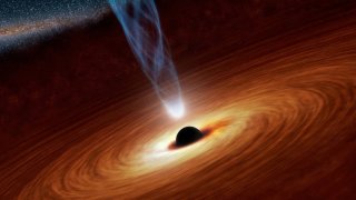 Какво се случва с черната дупка в центъра на галактиката ни