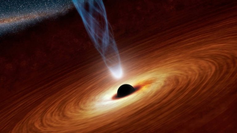 Какво се случва с черната дупка в центъра на галактиката ни