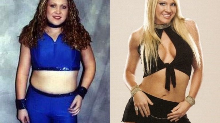 Джилиън Хол
Джилиън заложи на упорити тренировки, съчетани с уголемяване на устните и гърдите, а феновете подозират, че си е оперирала и скулите. При нея пълна промяна не е клише, а самата истина.