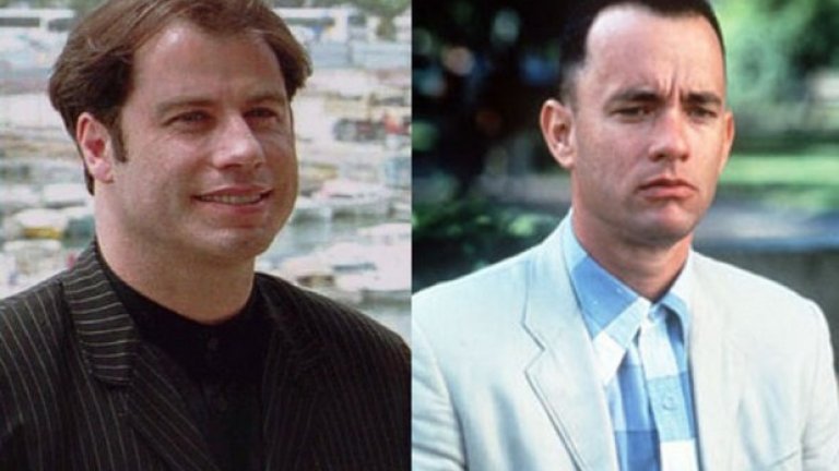 Джон Траволта във "Форест Гъмп"
Според слуховете, Джон Траволта и до днес съжалява, че е отхвърлил главната роля във "Форест Гъмп". Сега обаче няма фен, който да може да си го представи на мястото на Том Ханкс, който си спечели заслужено "Оскар"-а за ролята във филма