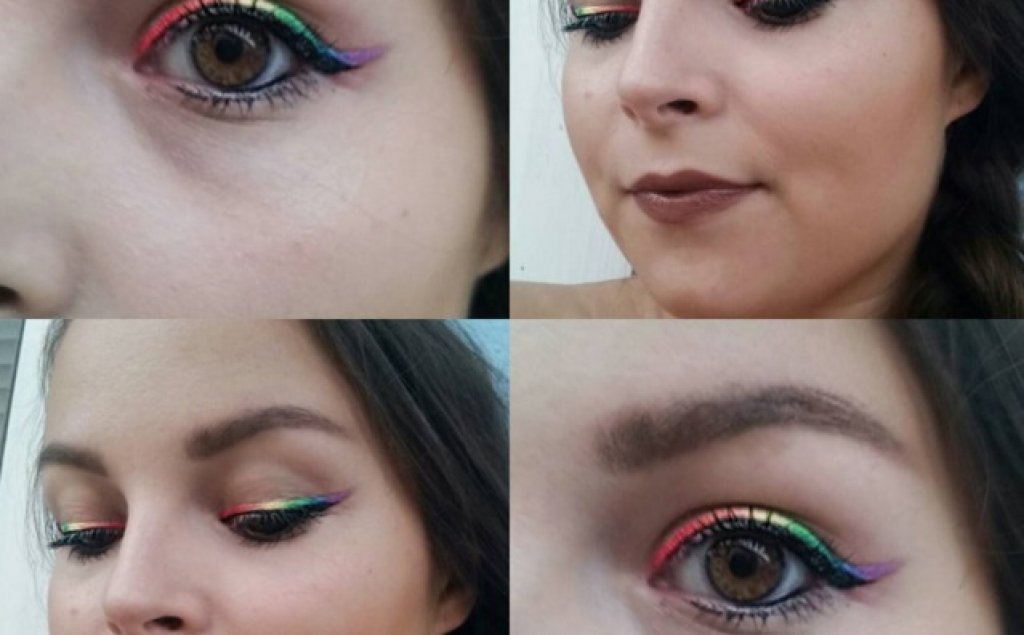 Новата (rainbow) мода в грима и прическите