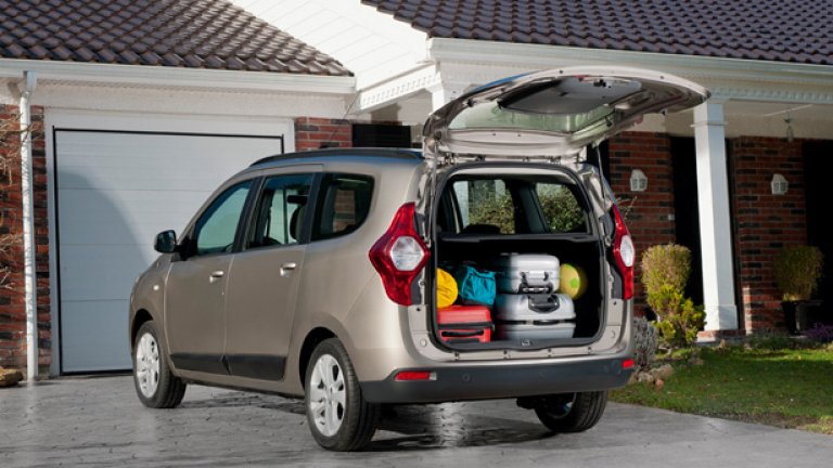 Lodgy се отличава с голям багажник