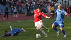 Рамос донесе победата на Левски над ЦСКА с 1:0 през пролетта на 2012-а