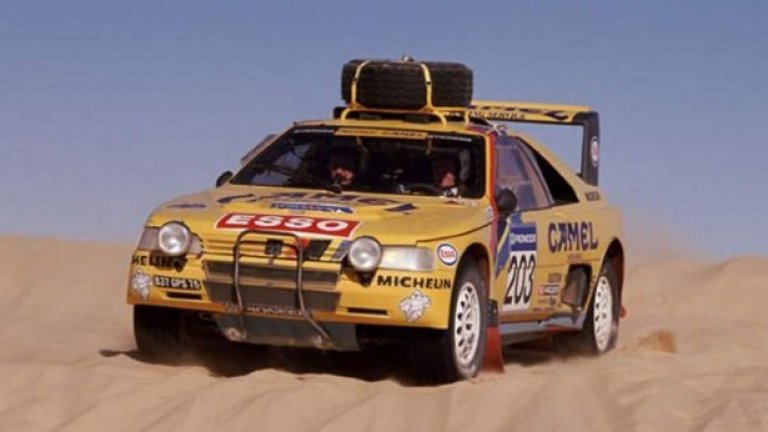 Peugeot 405 T16
И все пак - заводски подготвен прототип с 4 поредни победи от 1987 до 1990, донесъл на бившия световен рали шампион Ари Ватанен прякора „Пустинната лисица”.