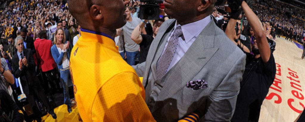 Меджик Джонсън, който е другата клубна легенда на Лейкърс, призна, че Кобе Брайънт е най-великият баскетболист в историята на отбора.