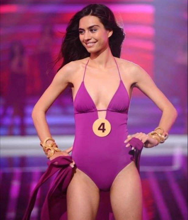 Амине на конкурса "Мис Турция" миналата година