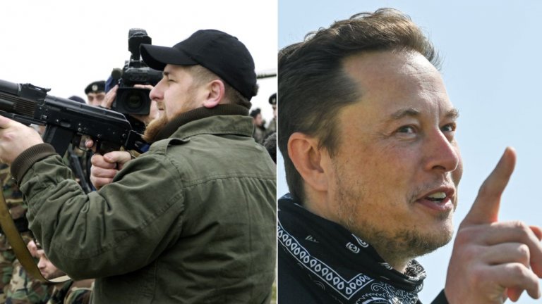 Лидерът на Чечня отговаря на предизвикателството на Илон Мъск към Владимир Путин