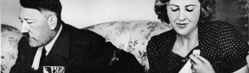 Да си любовница на Първия има своите предимства, но има и много мрачна страна. Ева Браун споделя съдбата на Хитлер като се самоубива заедно с него на 30 април 1945 година.
На снимката: Ева и Хитлер в началото на 40-те години