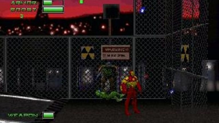 Iron Man and X-O Manowar in Heavy Metal

PlayStation, SEGA Saturn

Кой, по дяволите, е X-O Manowar? Очевидно комикс герой, който е толкова непопулярен, че ако потърсите в YouTube видео за пуснатата през 1996 г. beat-em-up игра, ще откриете резултати само с Железния човек. Не че бихте искали да играете или дори гледате тази игра – тя има перфектната комбинация от грозни полигони, характерни за началото на 32-битовия период, и тромави анимации. Всичко в нея е измъчено, затова не си заслужава да я обсъждаме повече и преминаваме нататък.