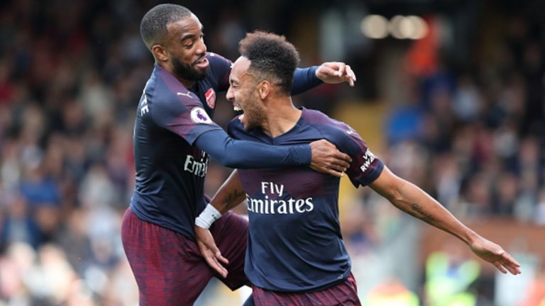 Пиер-Емерик Обамеянг е изиграл 22 мача за Арсенал в Премиършип и в тях е взел пряко участие в 21 гола - като е вкарал 16 и е асистирал за още 5