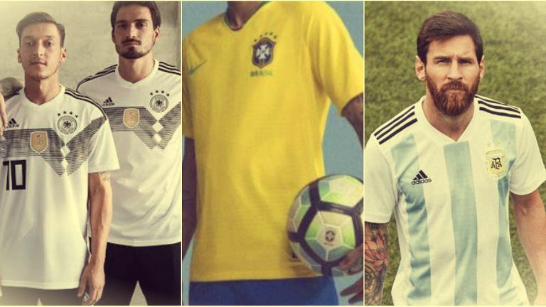 По-малко от два месеца ни делят от старта на Световното първенство. Вижте в галерията с какви екипи ще се представят финалистите.