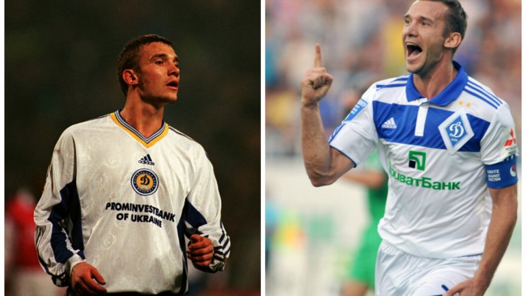 Андрий Шевченко (Динамо Киев) – 1994-1999 г. и отново от 2009-2012 г.