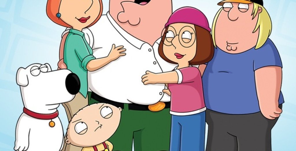 9. „Семейният тип“ (Family Guy) 
“Семейният тип“ се гледа по света от 31 януари 1997 г. Да се смеем ли, или да бъдем ли обидени – това се чудят зрителите на анимацията толкова години на ред. Май на никой не му е ясно, след като главните герои са бебе