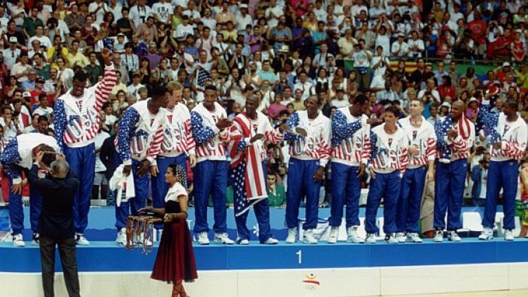 В отбора на олимпийските шампиони от 1992 блестяха гиганти като Меджик Джонсън, Лари Бърд и Майкъл Джордан