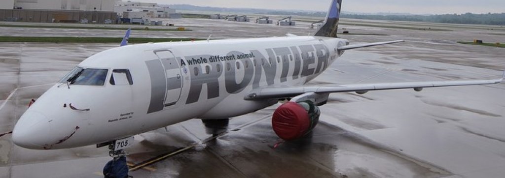 The passenger travelled on Frontier Airlines