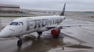 The passenger travelled on Frontier Airlines