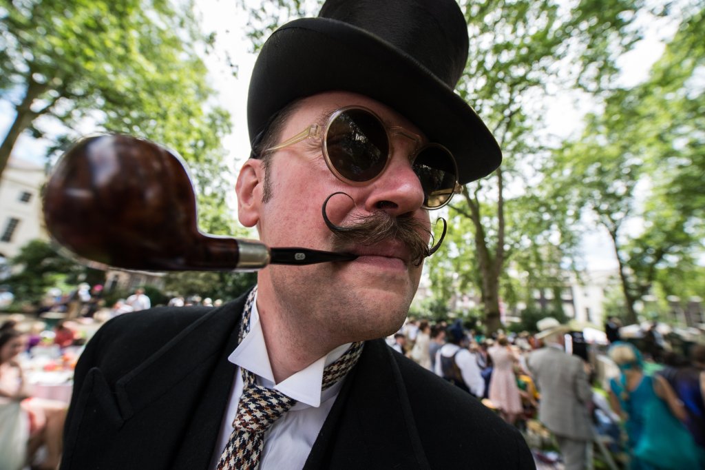 The Annual Chap Olympiad Takes Place In Bedford Square Gardens