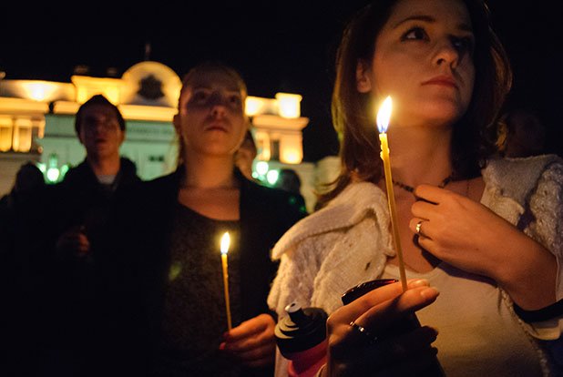 Студенти и граждани окупираха София