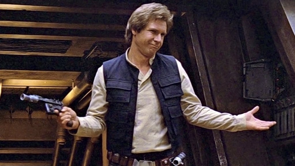 3. Хан Соло от \"Star Wars\"  
В по-ранните сценарии на Джордж Лукас, Соло е бил извънземно със зелена кожа, покрито със слуз и без нос. 