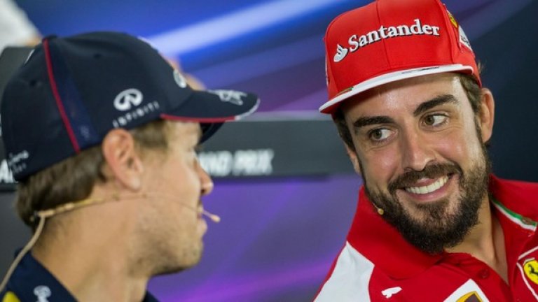 Фернандо Алонсо заяви, че Себастиан Фетел ще има нужда от късмет във Ferrari