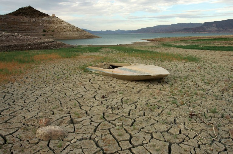 През 2022 г. нивото на езерото Мийд падна до рекордно ниски нива.
