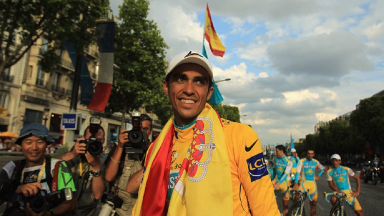 Алберто Контадор е сред големите звезди в колоезденето