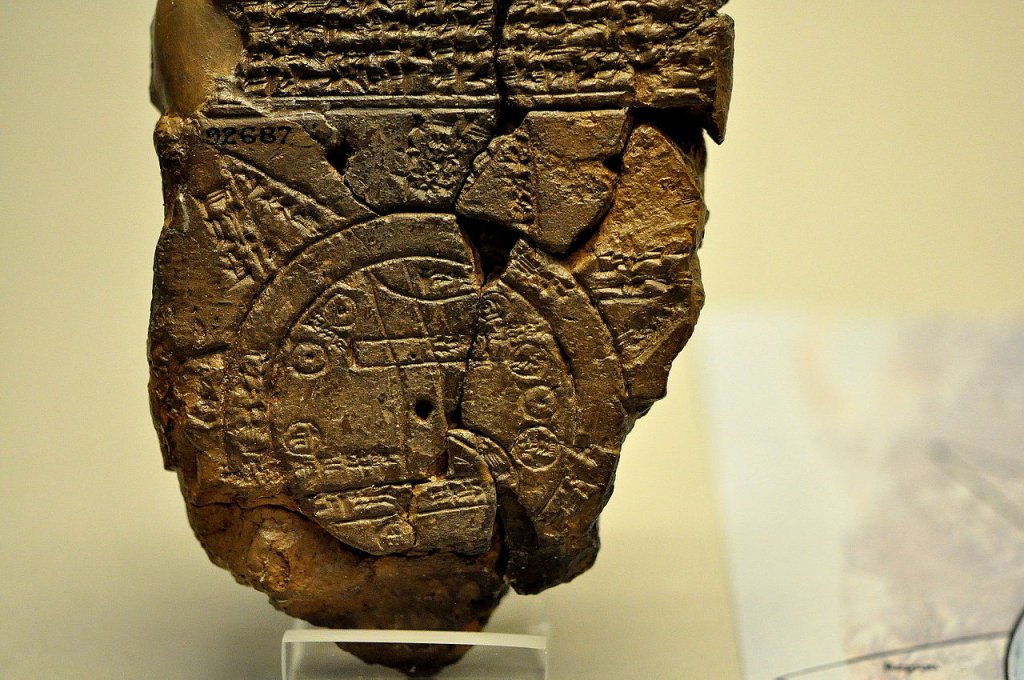 The_Babylonian_map_of_the_world,_from_Sippar,_Mesopotamia.