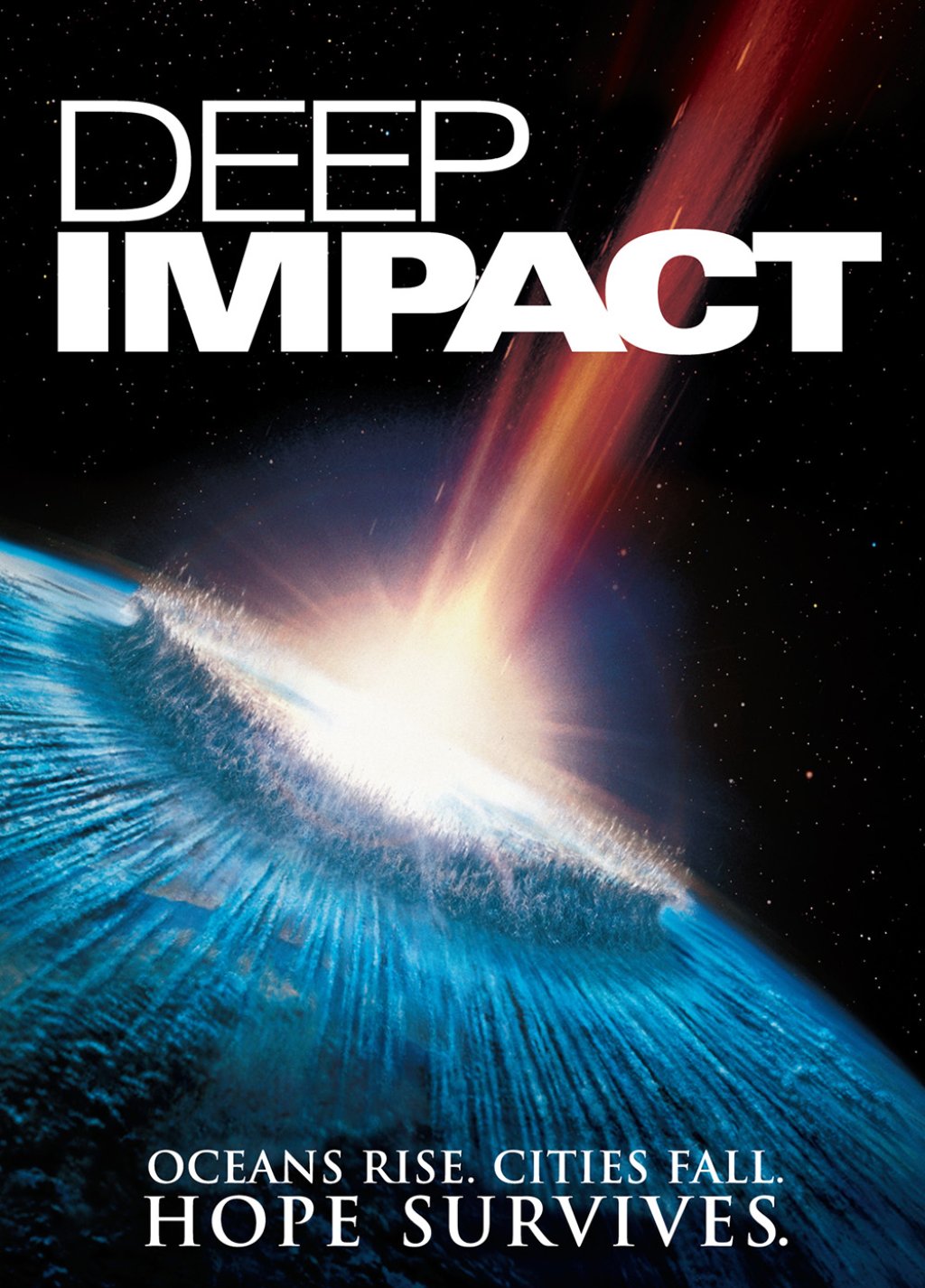 "Deep Impact" 
1998 
Ако не унищожим настъпваща към Земята комета, ще оцелеят само тези, които се доберат до бункерите. Кой ли ще оцелее?