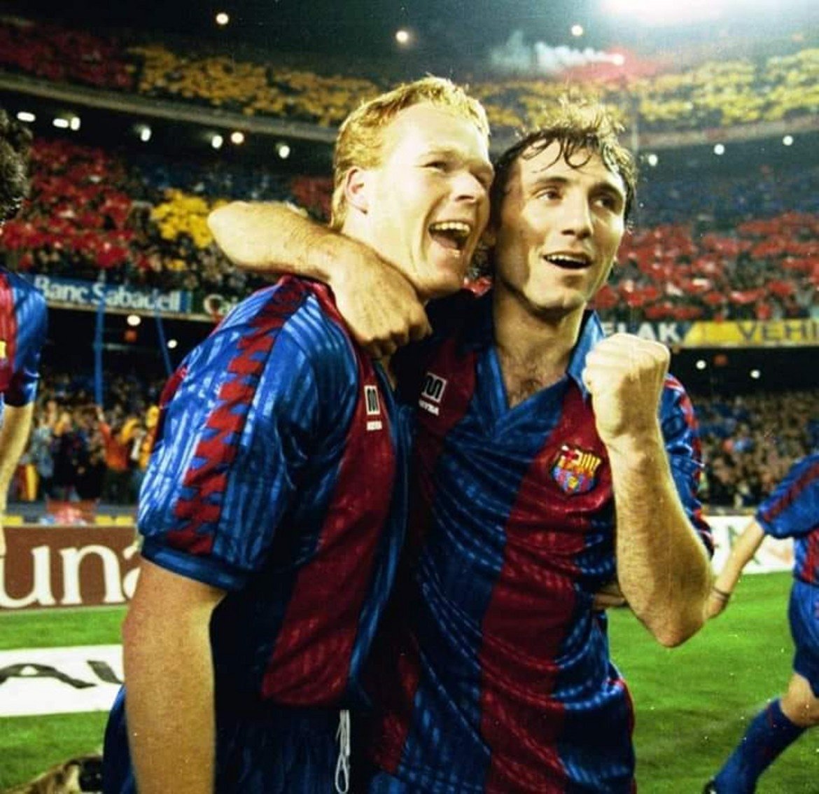 Незабравимо дуо в Барселона – Христо Стоичков и Роналд Куман.