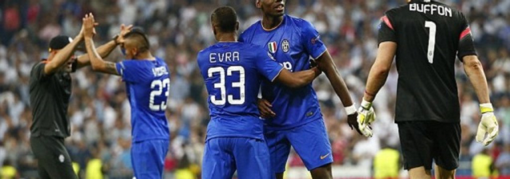 Juventus-Pogba-Patrice Evra-Gianluigi Buffon