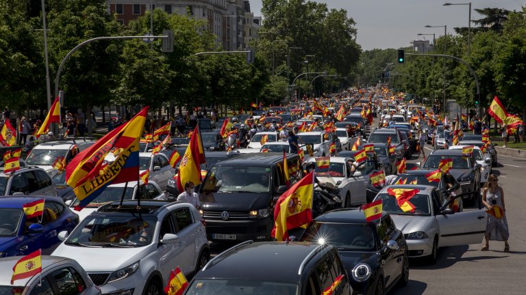 Недоволството в испанската столица тръгна от богаташките квартали