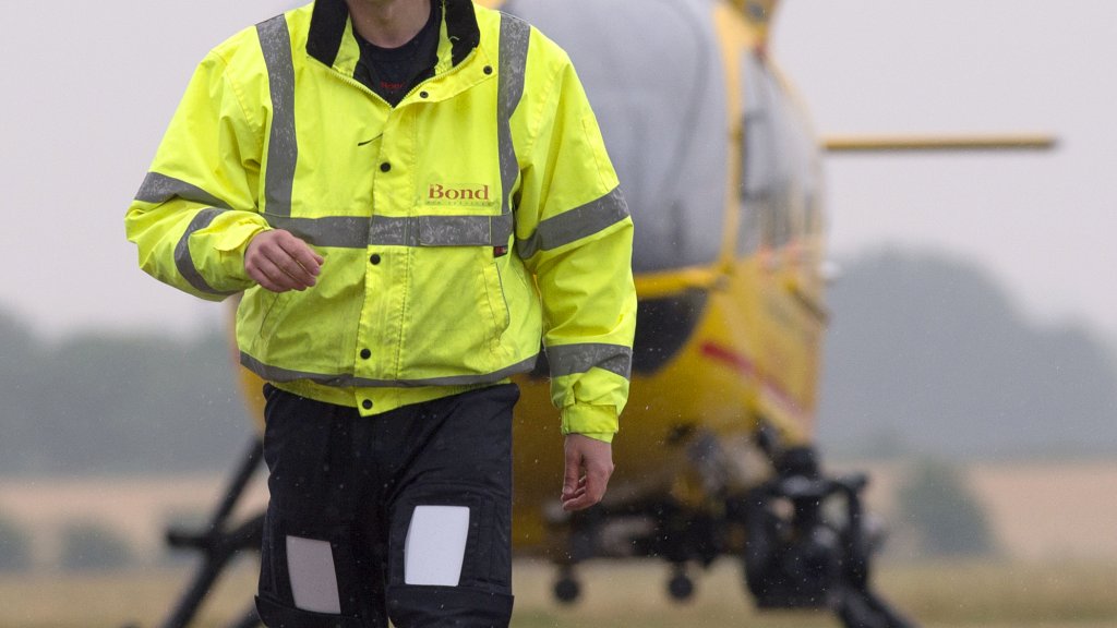 Duke of Cambridge Begins First Shift As Air Ambulance Pilot