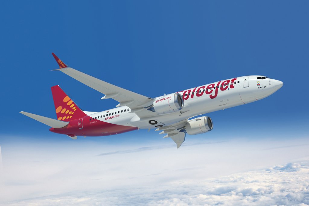 SpiceJet 737 MAX8 Artwork