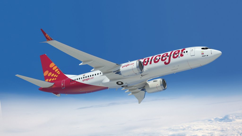 SpiceJet 737 MAX8 Artwork