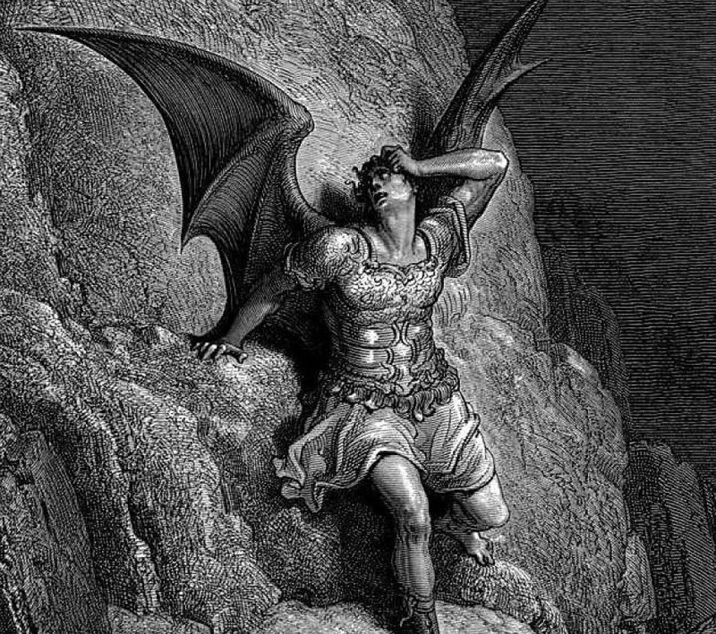 GustaveDoreParadiseLostSatanProfile