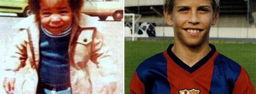 Невръстният капитан на Барселона е разпознаваем, но кой е младежът отляво?