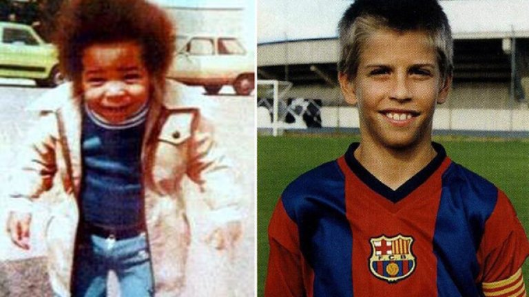 Невръстният капитан на Барселона е разпознаваем, но кой е младежът отляво?