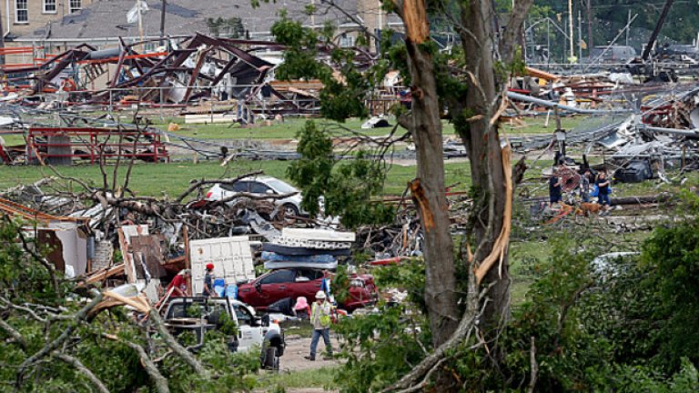 Сезонът на торнадата в южните щати на САЩ трае от май до началото на юни.